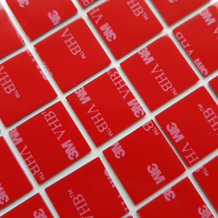 3M™ Double Sided Sticky Pads Square/Round, Grey VHB