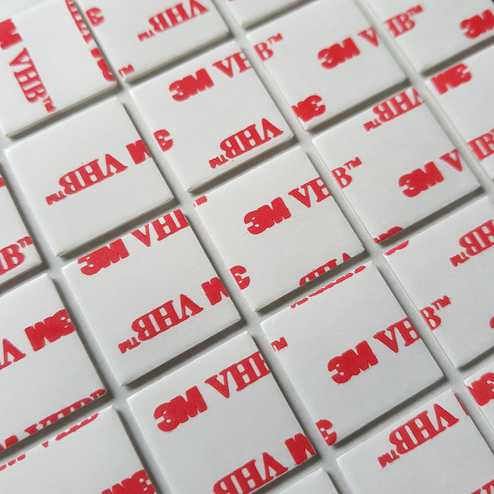 3M™ Double Sided Sticky Pads Square/Round, Clear VHB