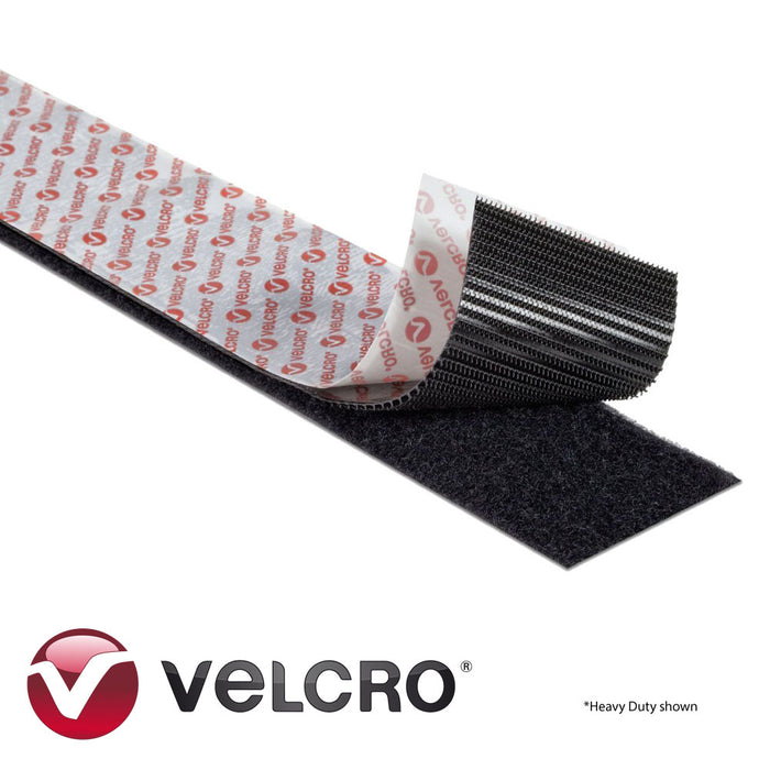 VELCRO® Brand Number Plate Tape, 50mm Black