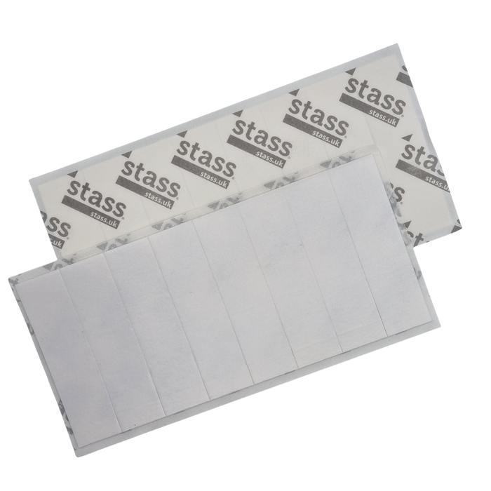Number Plate Sticky Pads, White 1mm Foam