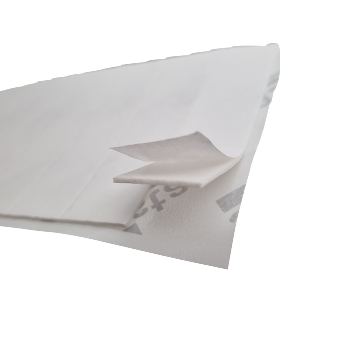 Number Plate Sticky Pads, White 1mm Foam