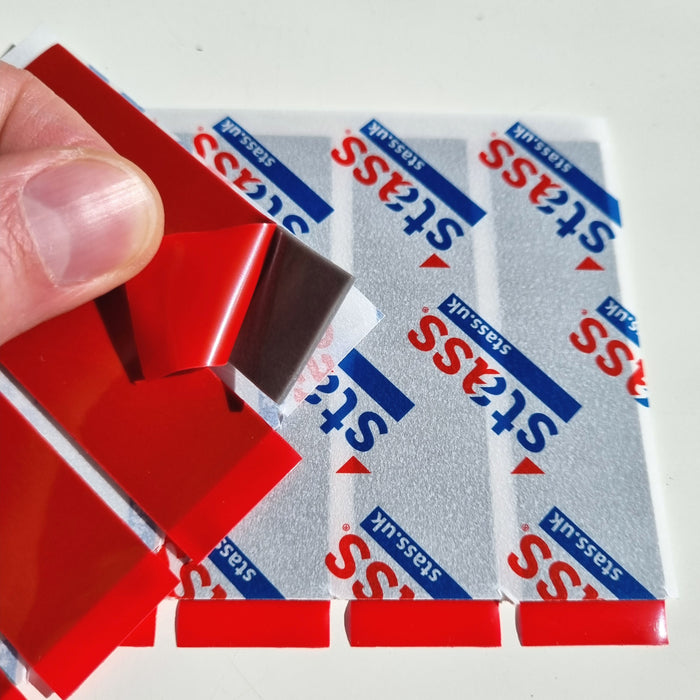 STASS® Number Plate Sticky Pads, Grey Double Sided Tape 1.2mm