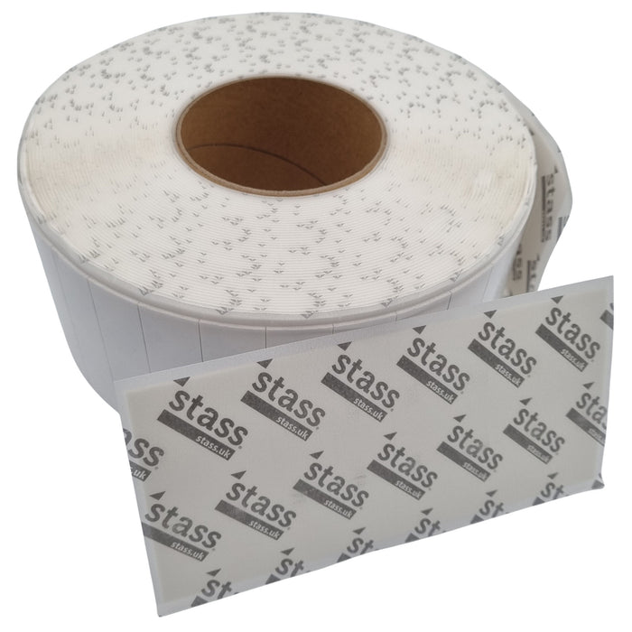 Number Plate Sticky Pads, White 1mm Foam